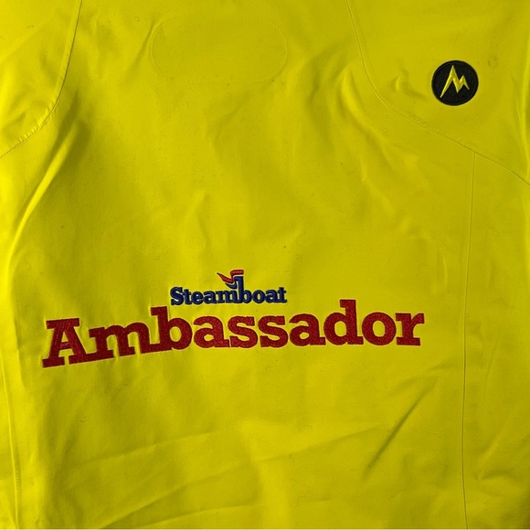 Marmot Women's Steamboat Ambassador First Tram Ski/Snow Jacket (L) Yellow - Picture 9 of 13